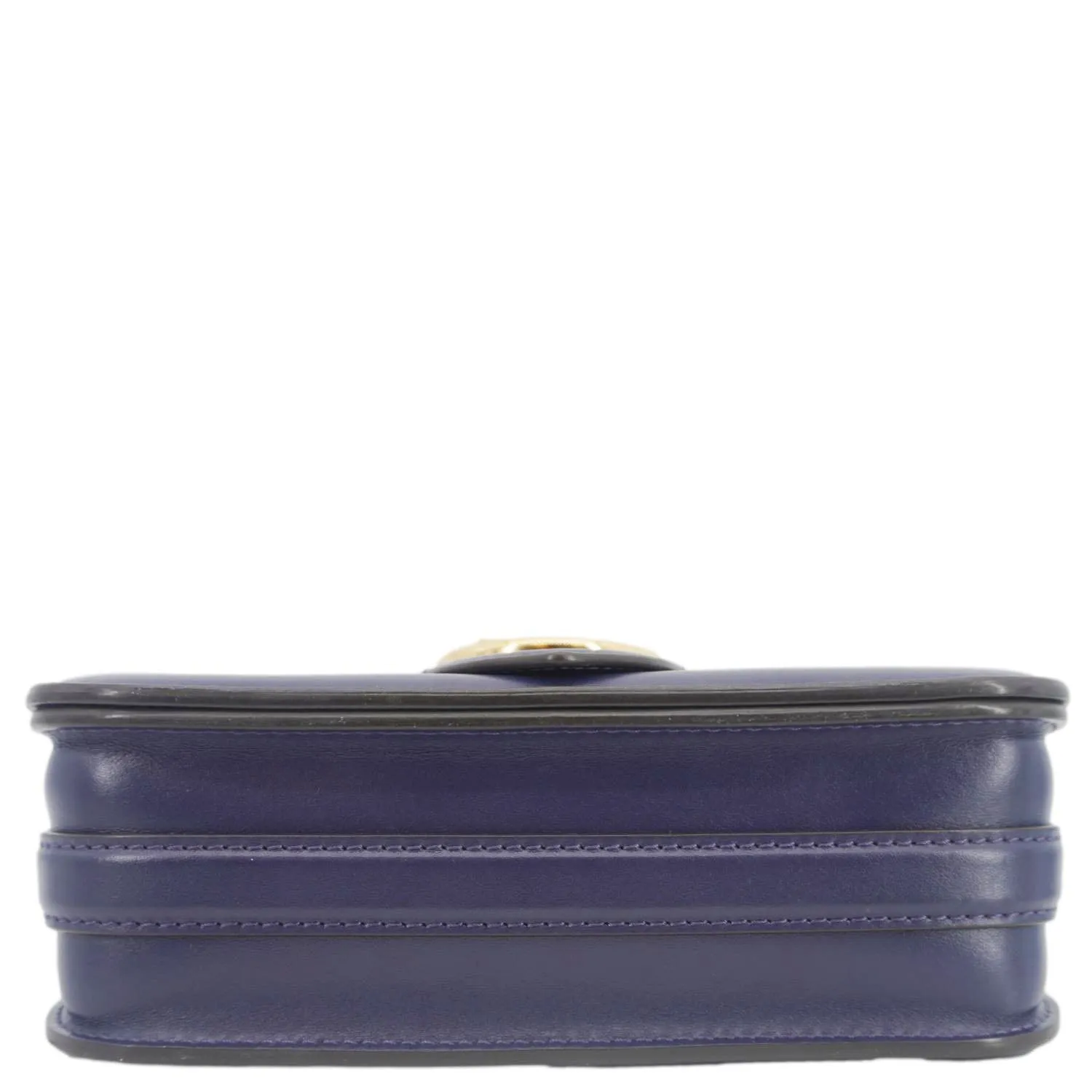 LOUIS VUITTON LV Pont 9 Calfskin Leather Shoulder Bag Navy Blue