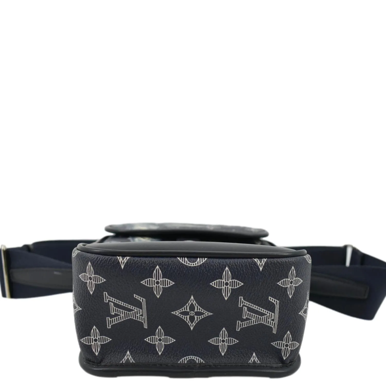 LOUIS VUITTON Monogram Savanna Elephant Chapman Brothers Canvas Shoulder Bag Blue