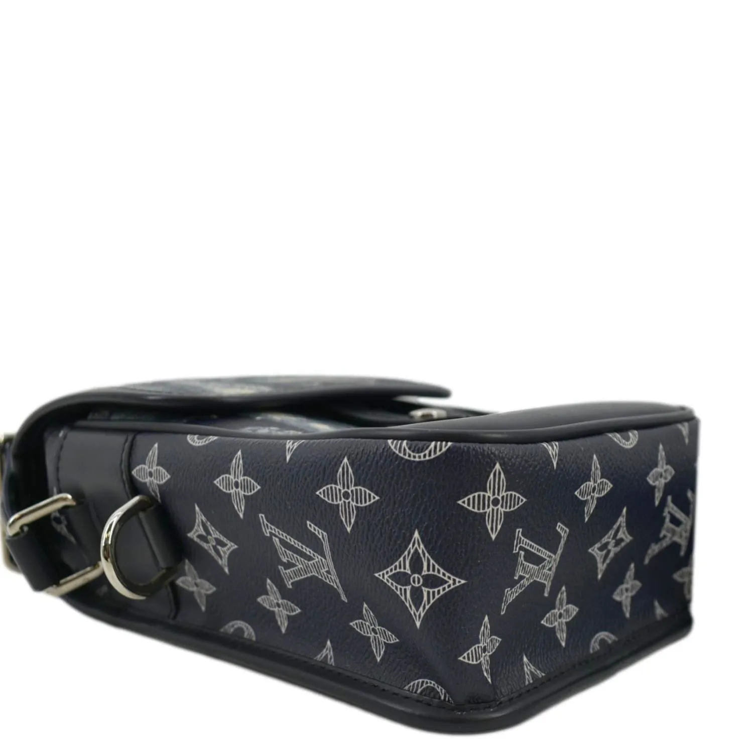 LOUIS VUITTON Monogram Savanna Elephant Chapman Brothers Canvas Shoulder Bag Blue