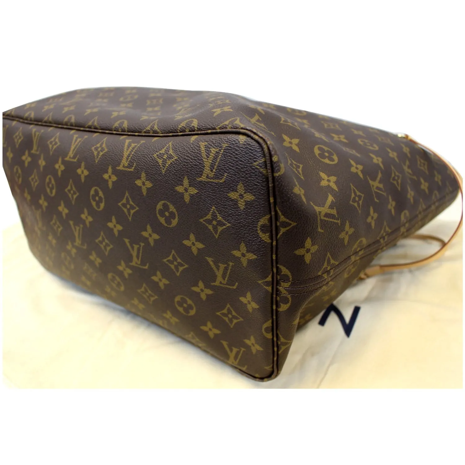 LOUIS VUITTON Neverfull GM Monogram Canvas Shoulder Bag Fuchsia