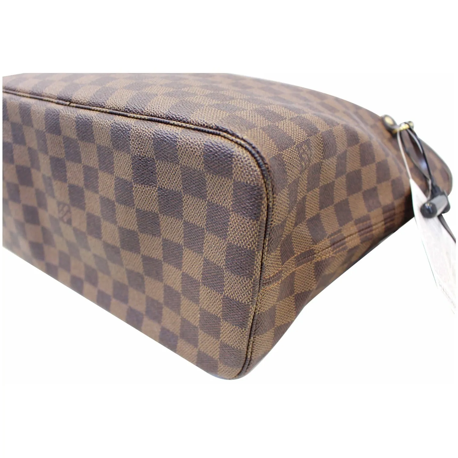 LOUIS VUITTON Neverfull MM Damier Ebene Tote Shoulder Bag