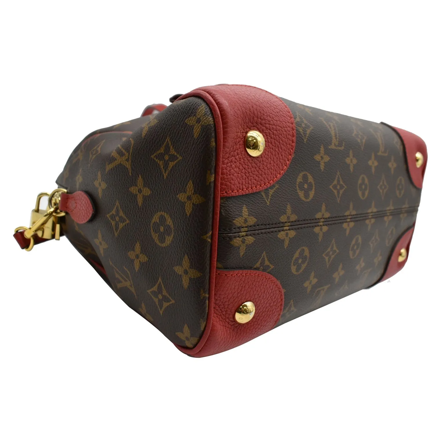 LOUIS VUITTON Retiro NM Monogram Canvas 2Way Shoulder Bag Red