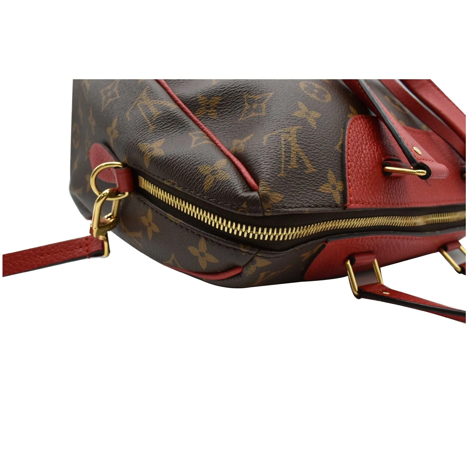 LOUIS VUITTON Retiro NM Monogram Canvas 2Way Shoulder Bag Red