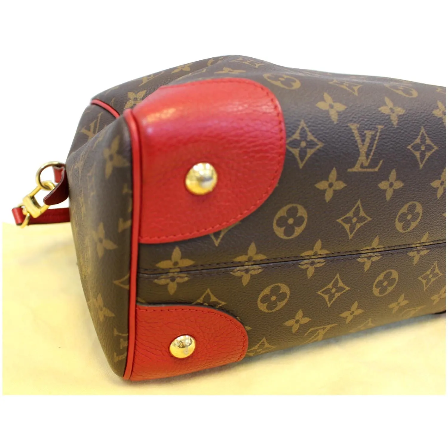 LOUIS VUITTON Retiro NM Monogram Canvas Shoulder Bag Coquelicot