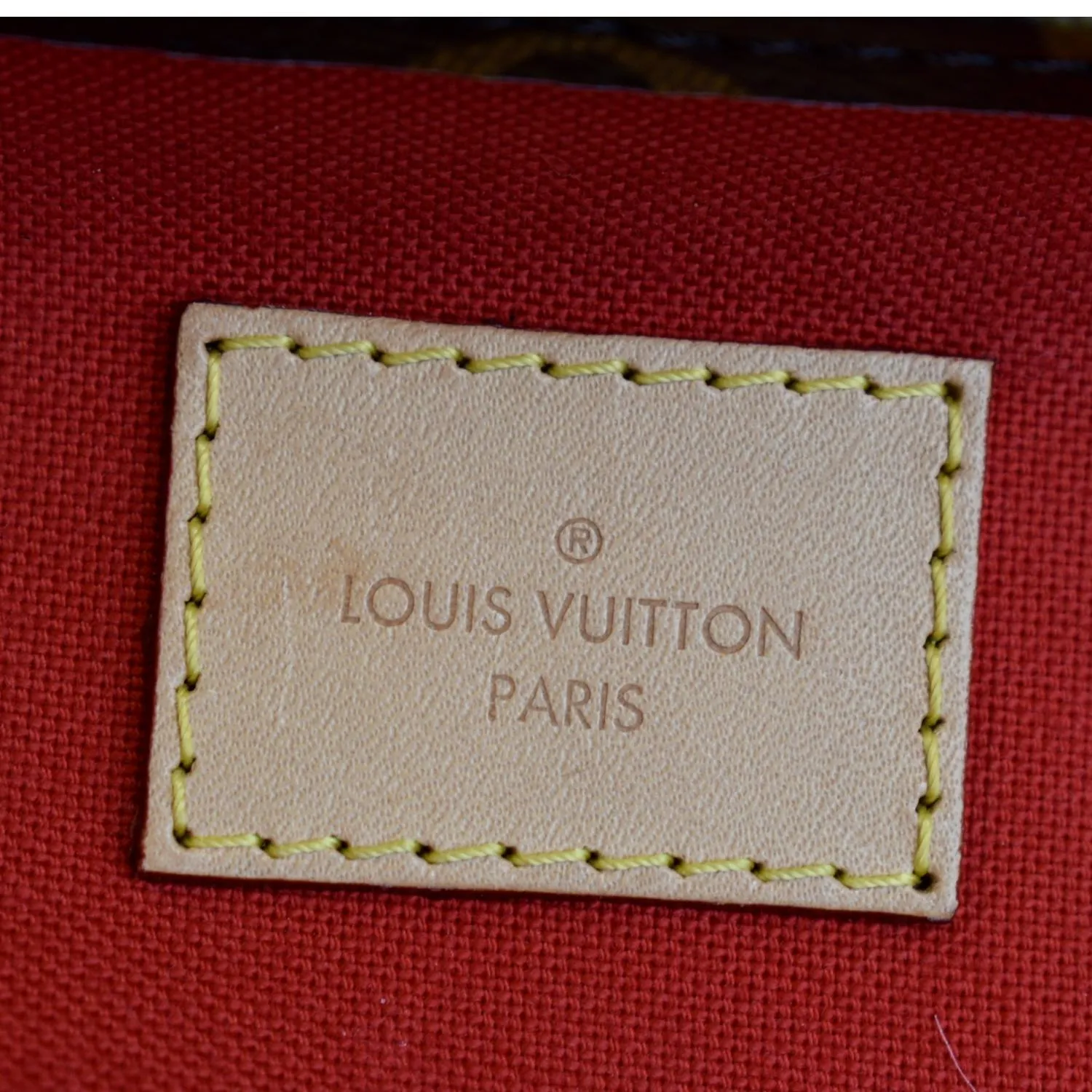 LOUIS VUITTON Sac Plat PM Monogram Canvas Tote Shoulder Bag Brown