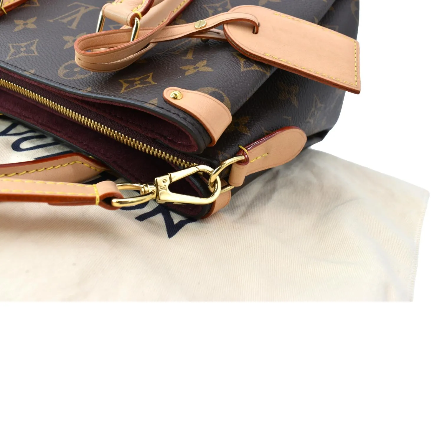 LOUIS VUITTON Soufflot BB Monogram Canvas Shoulder Crossbody Bag Brown