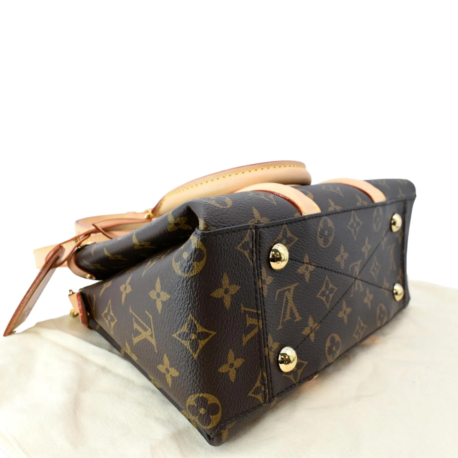 LOUIS VUITTON Soufflot BB Monogram Canvas Shoulder Crossbody Bag Brown