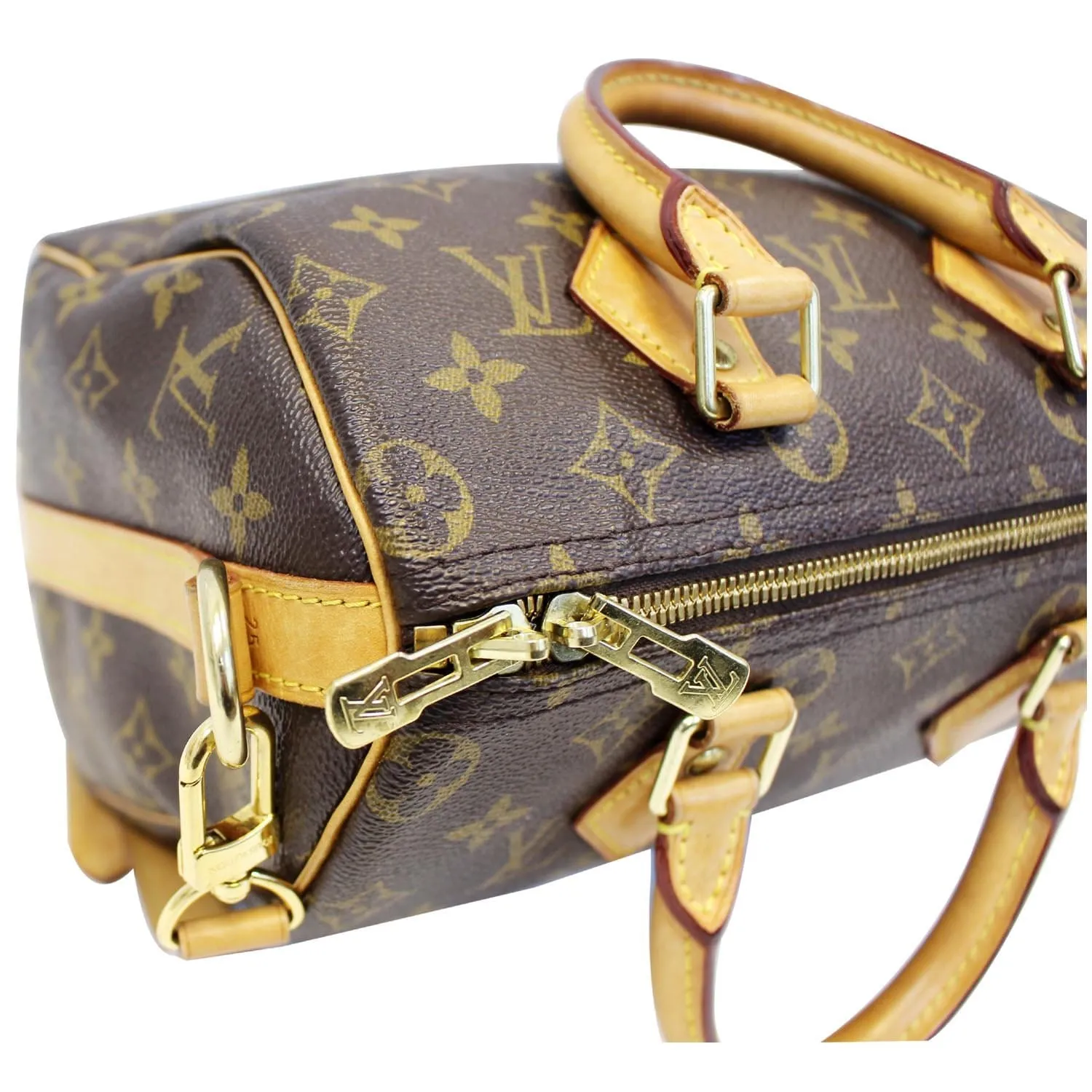 Louis Vuitton Speedy 25 Bandouliere Monogram Canvas Shoulder Bag