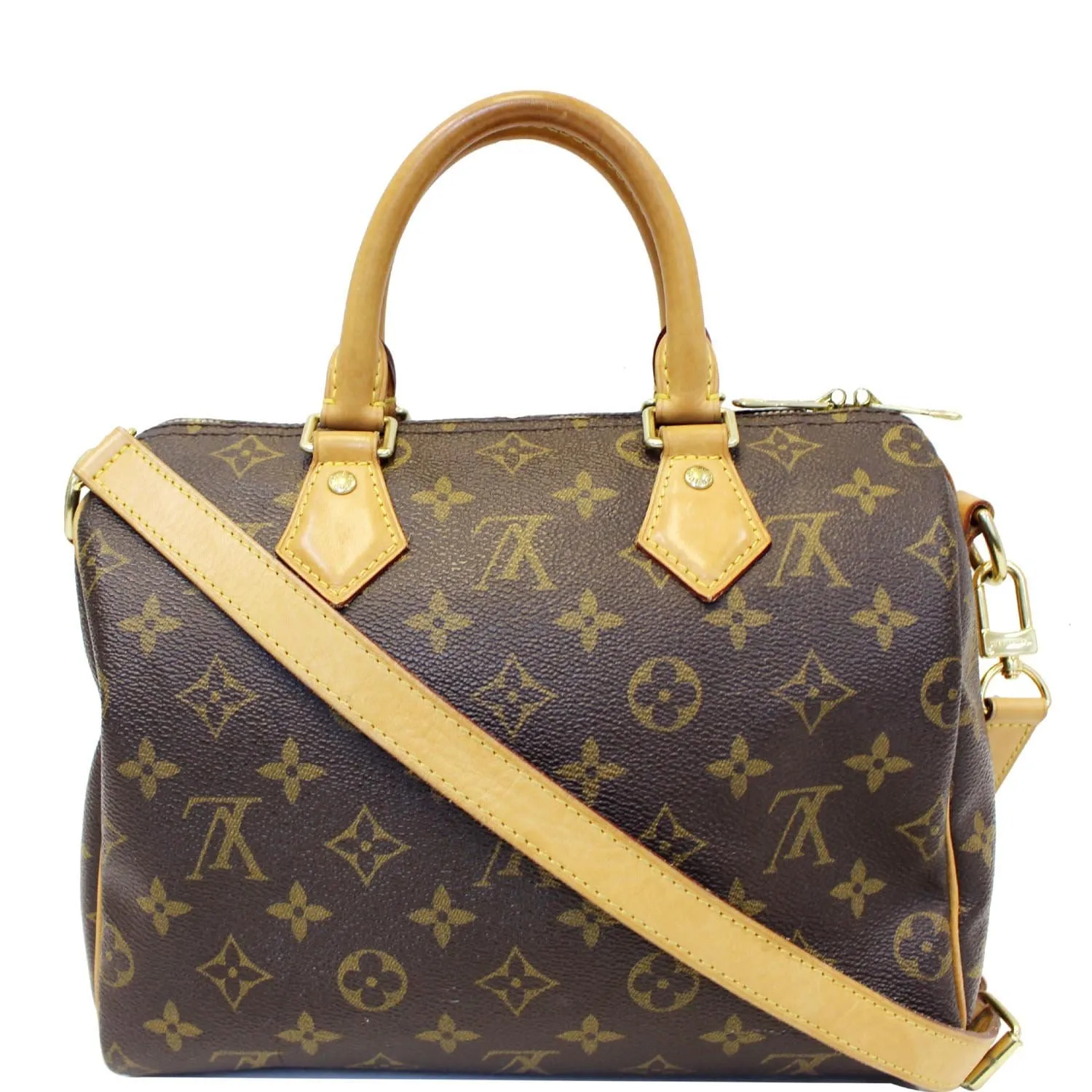 Louis Vuitton Speedy 25 Bandouliere Monogram Canvas Shoulder Bag