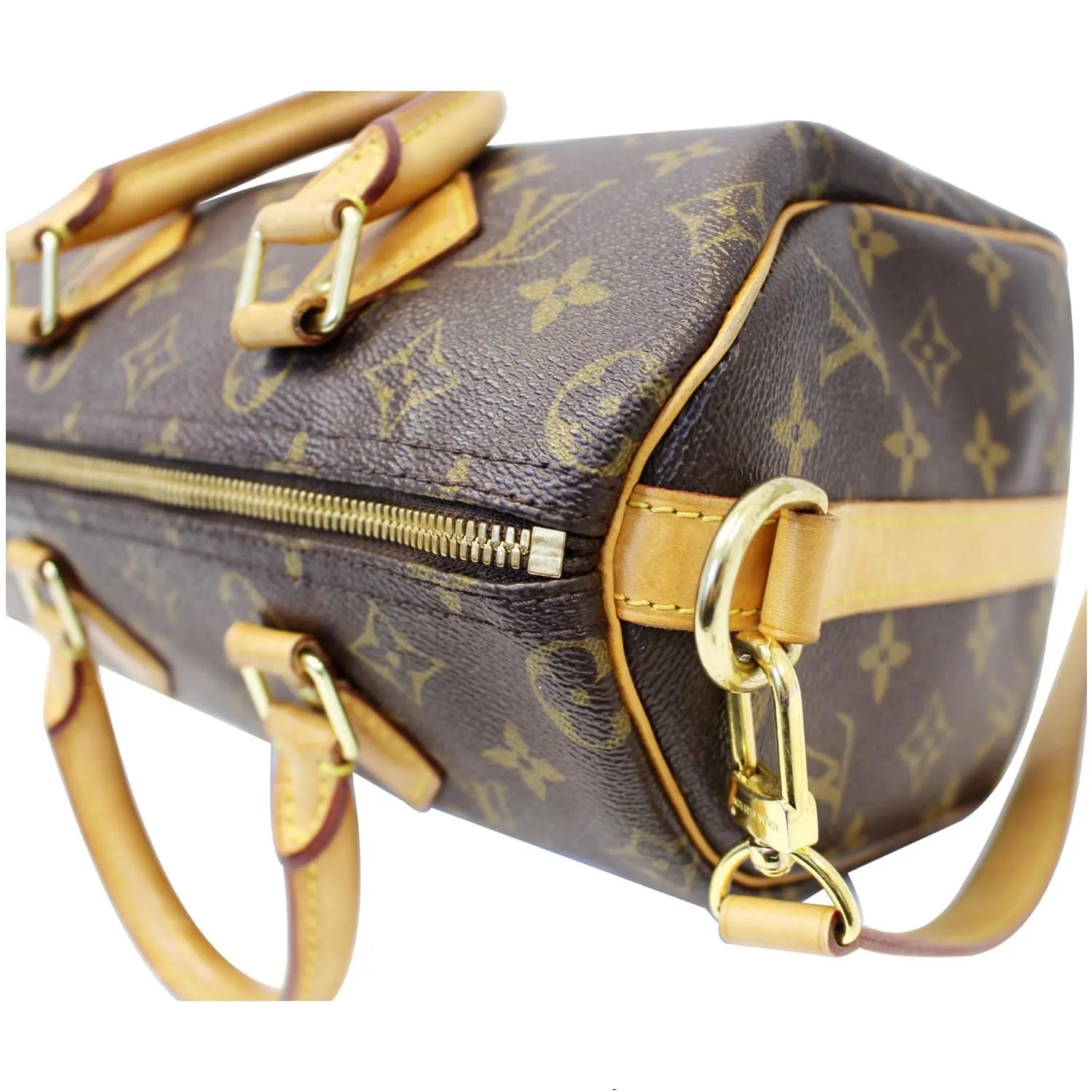 Louis Vuitton Speedy 25 Bandouliere Monogram Canvas Shoulder Bag