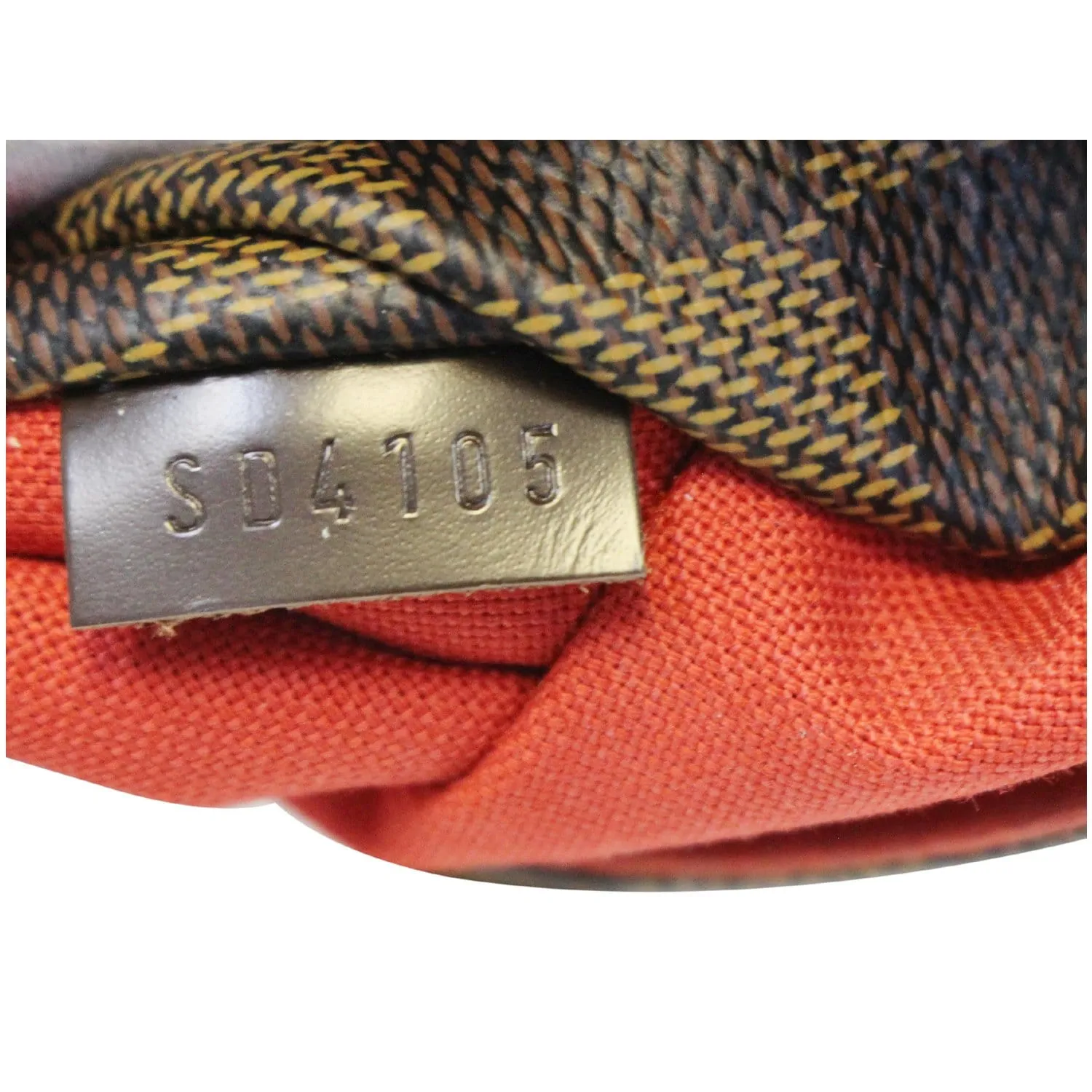 LOUIS VUITTON Totally MM Damier Ebene Shoulder Bag Brown