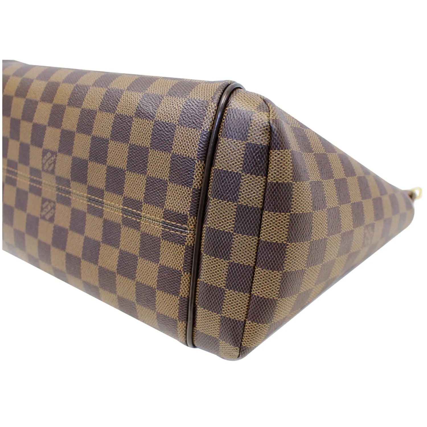 LOUIS VUITTON Totally MM Damier Ebene Shoulder Bag Brown