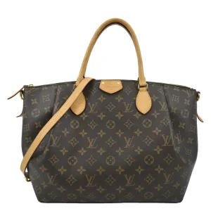 LOUIS VUITTON Turenne GM Monogram Canvas Shoulder Bag Brown