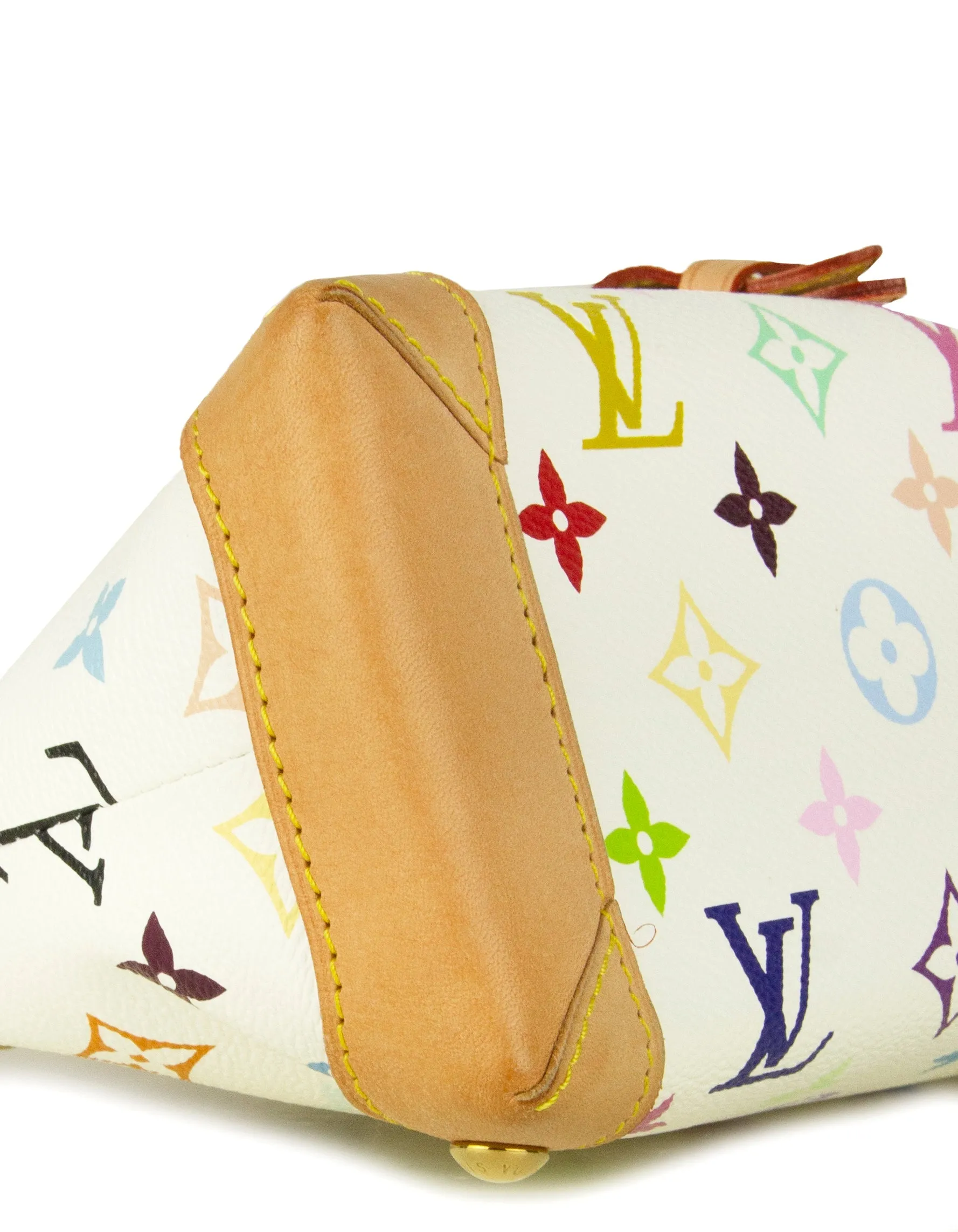 Louis Vuitton White Multicolor Monogram Eliza Shoulder Bag