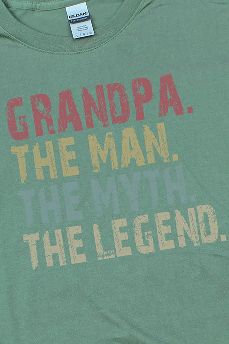 Man Myth Legend Grandpa Performance T-Shirt