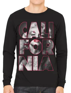 Marilyn Monroe Cali For Nia California Men's Long Sleeve T-shirt