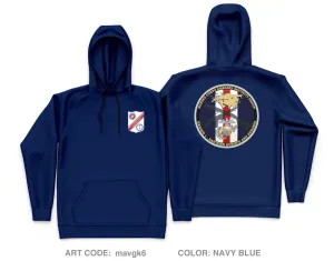 Marine Corps Embassy Security Group, Region 1 HQ Core Men's Hooded Performance Sweatshirt - mavgk6