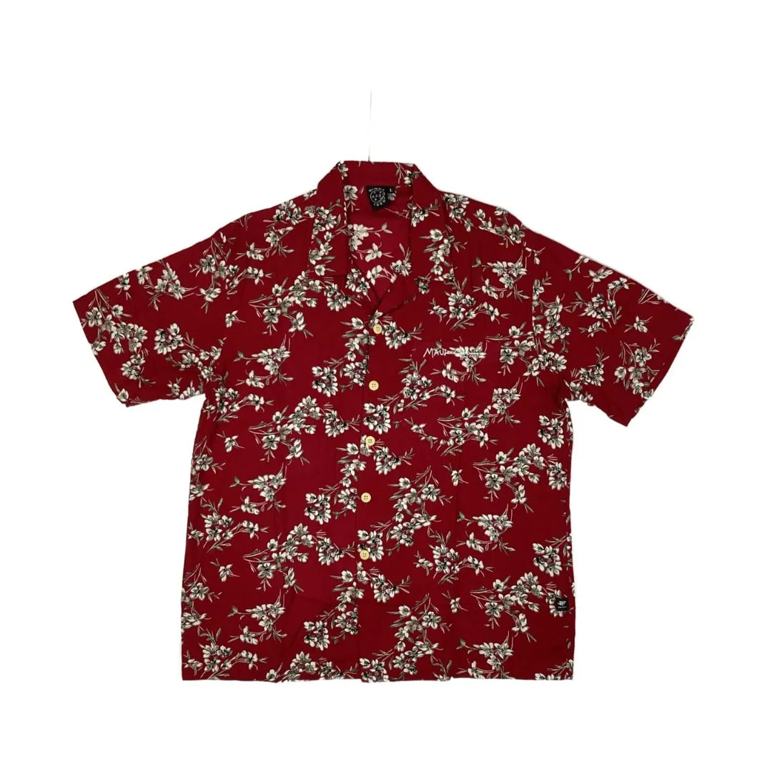 MAUI AND SONS POLO BUTTON DOWN SHORT SLEEVES - RED RED