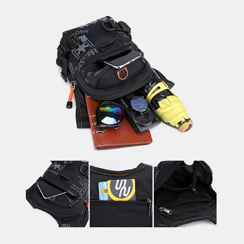 Men Fashion Multifunctional Bag Chest Bag Waist Bag For Outdoor Travel