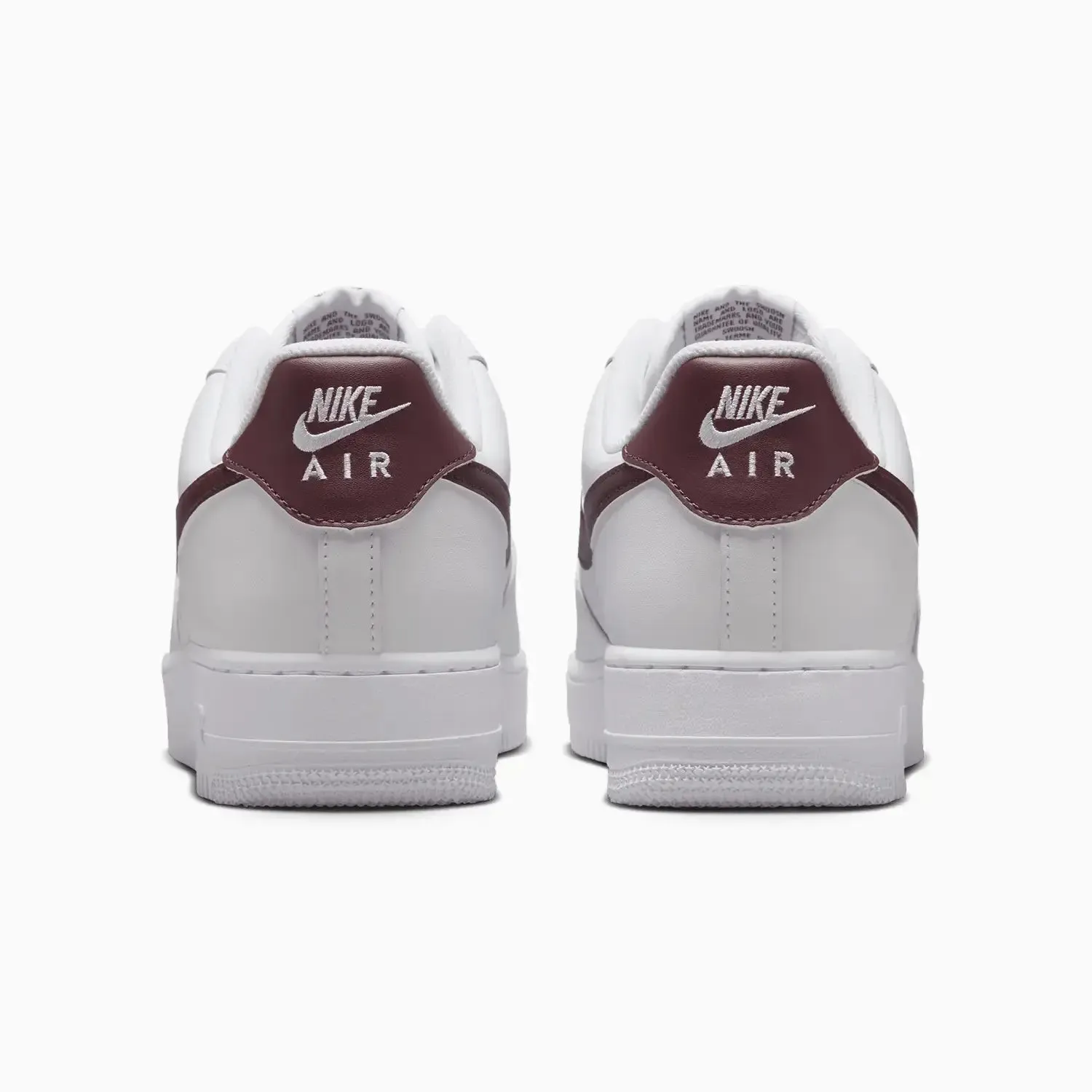 Men's Air Force 1 `07 "White Burgundy Crush"