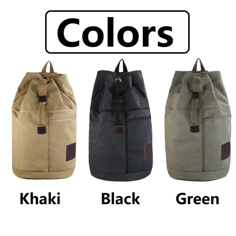 Men's Bag Outdoor Sports Bag  Rucksack Canvas Backpacks  School Bag Hiking Travel Backpacks
