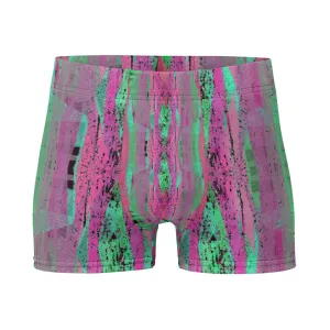 Mens Boxer Briefs | Crimson Pattern | Retro Victorian Style