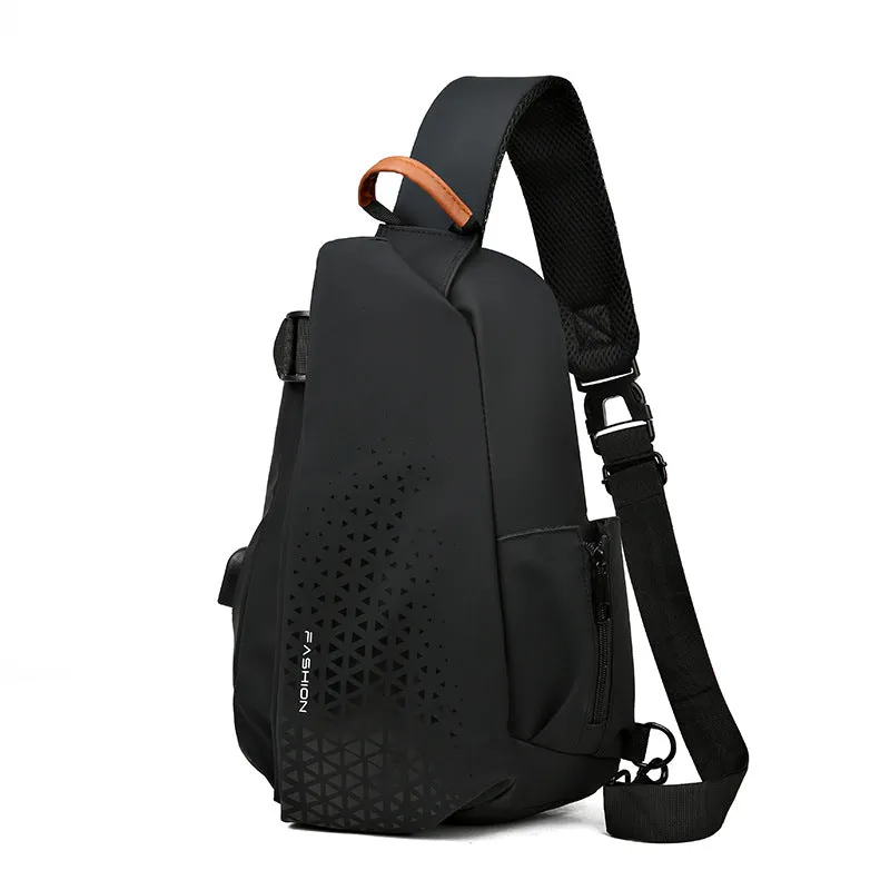 Men's Charming Comfortable Fashion Motorcycle Multifunctional Men's Chest Bags