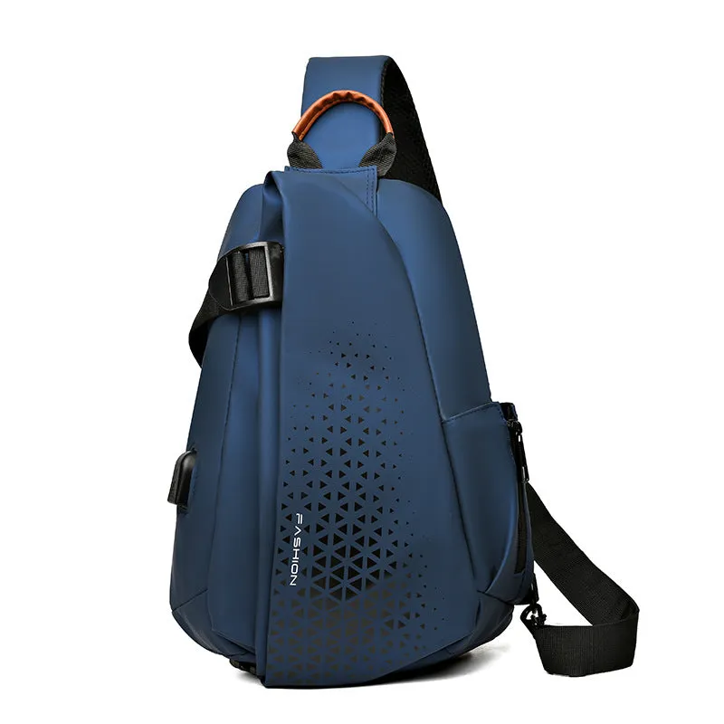 Men's Charming Comfortable Fashion Motorcycle Multifunctional Men's Chest Bags
