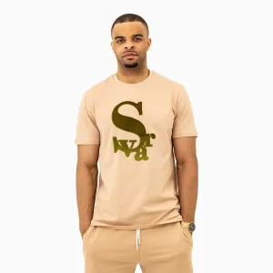 Men's Chenille Patch Short Sleeve T-Shirt