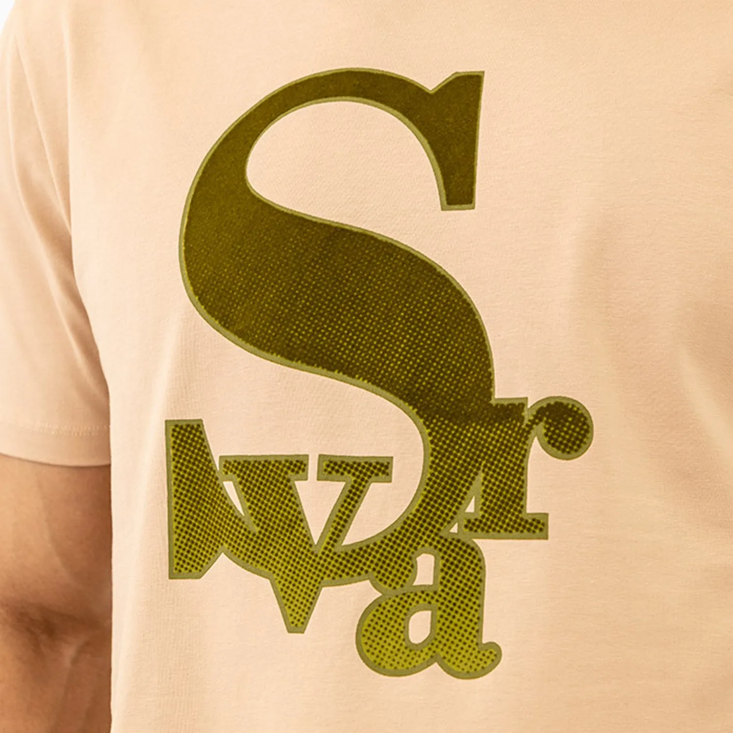 Men's Chenille Patch Short Sleeve T-Shirt