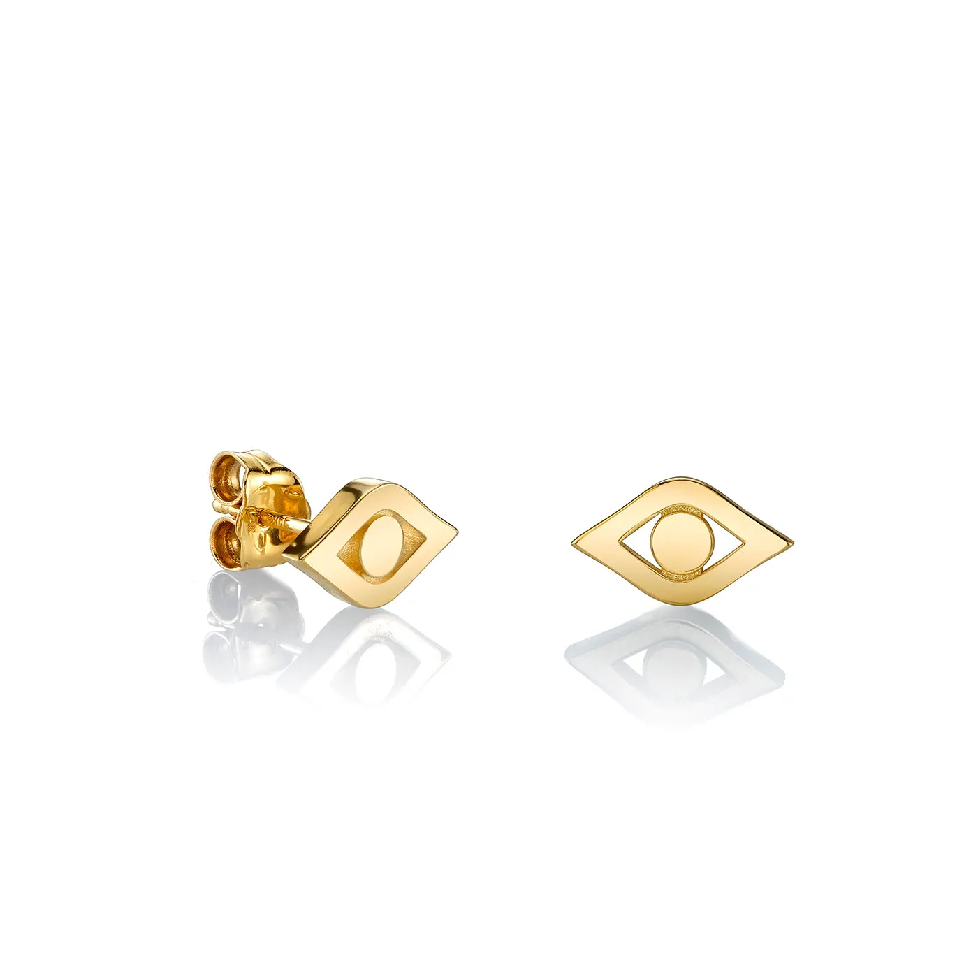 Men's Collection Pure Gold Medium Eye Stud