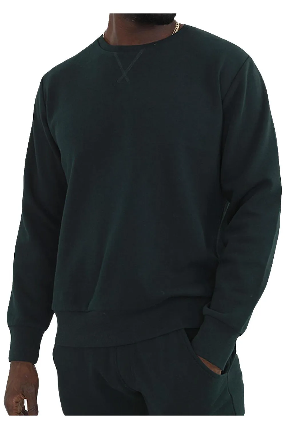 Mens Crew Neck Pull Over Swearshirt
