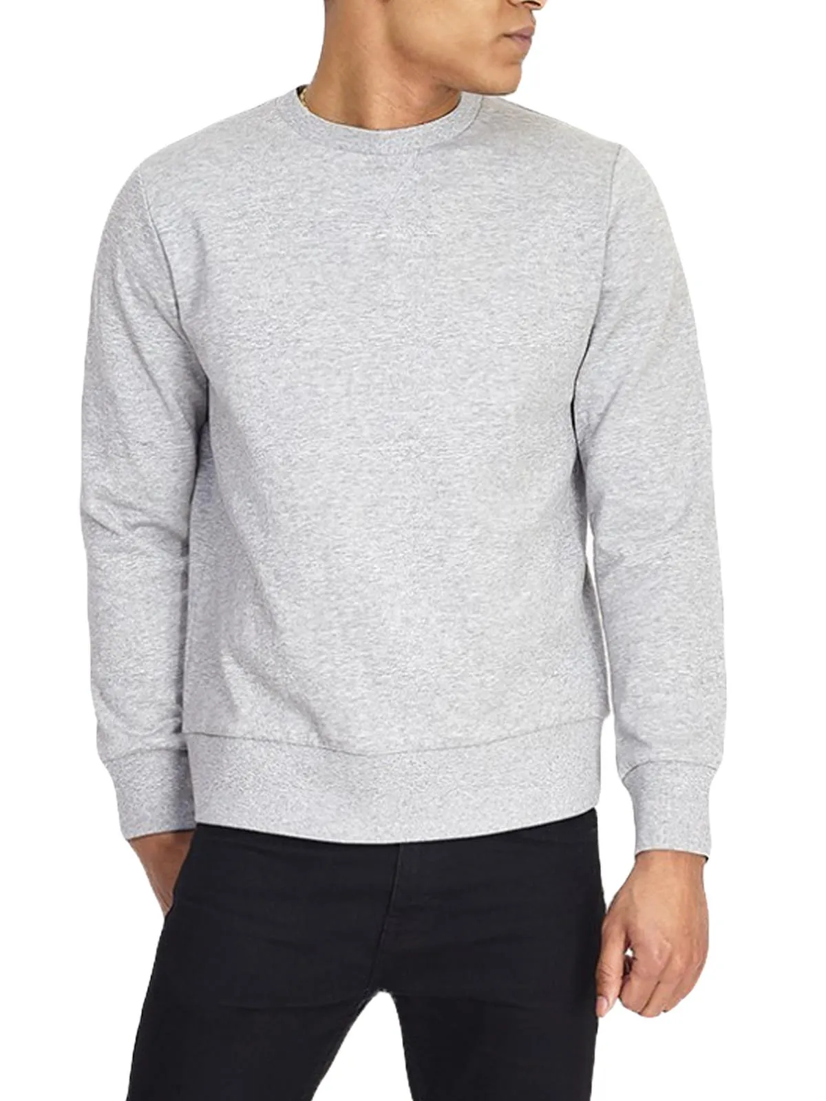 Mens Crew Neck Pull Over Swearshirt