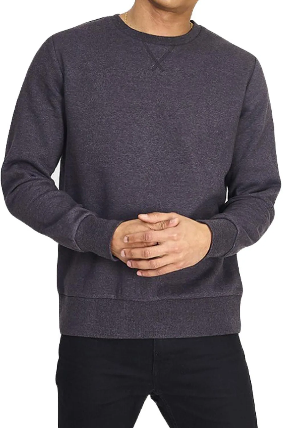 Mens Crew Neck Pull Over Swearshirt