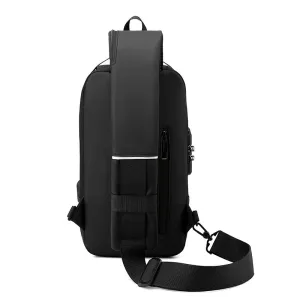 Men's Durable Beautiful Classy Motorcycle Password Men's Chest Bags