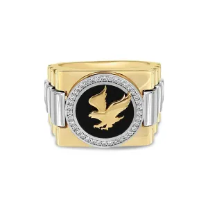 Men's Eagle Fashion with CZ in 10kt Gold