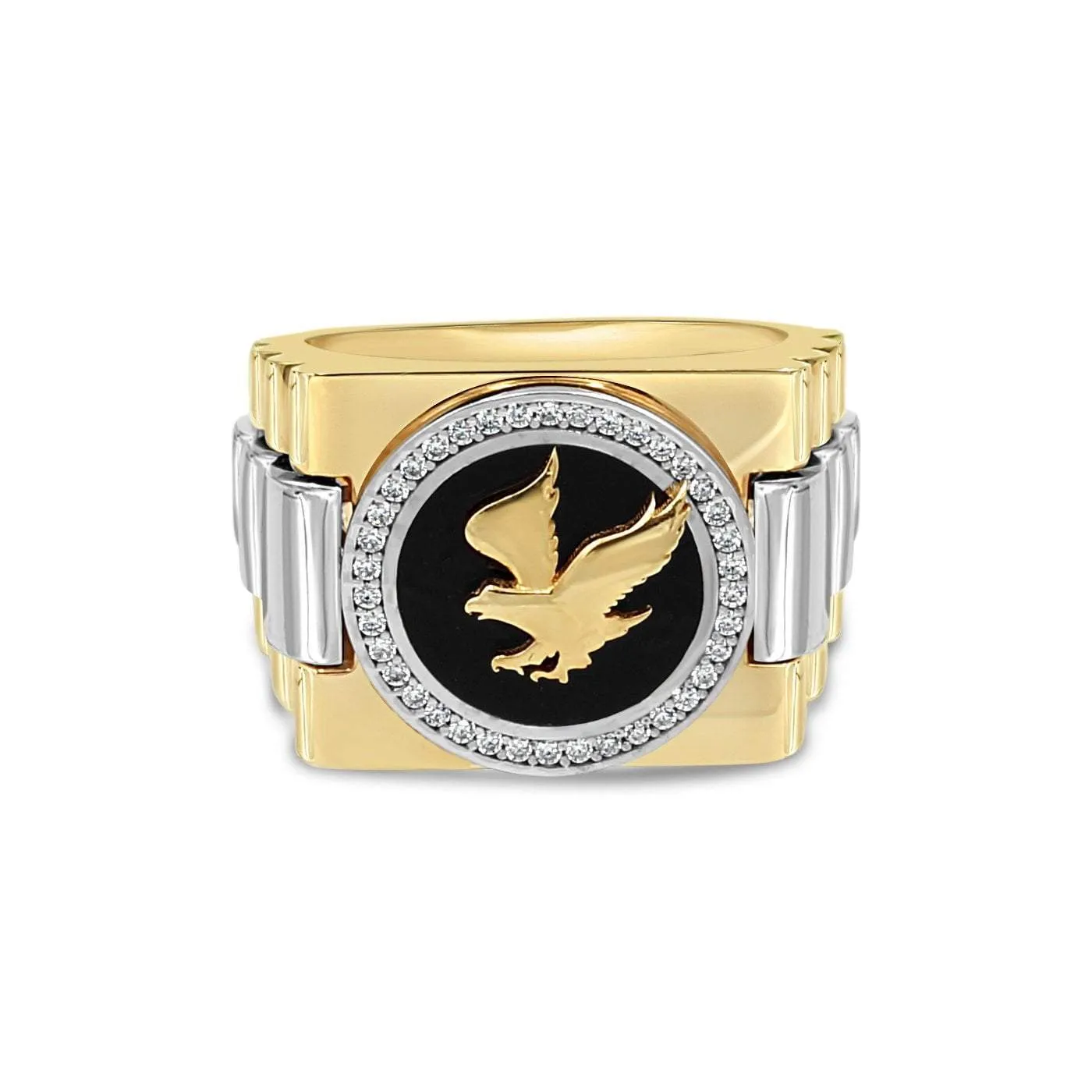 Men's Eagle Fashion with CZ in 10kt Gold
