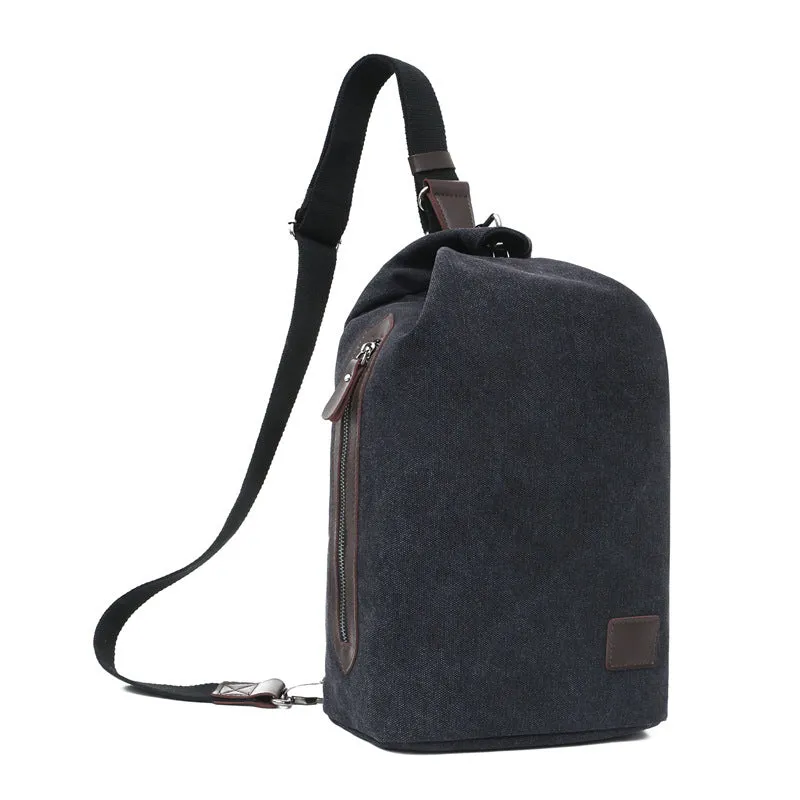 Men's Fashion Large Capacity Canvas Tide Multifunctional Backpacks