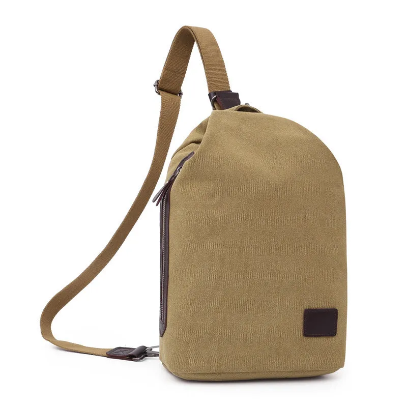Men's Fashion Large Capacity Canvas Tide Multifunctional Backpacks