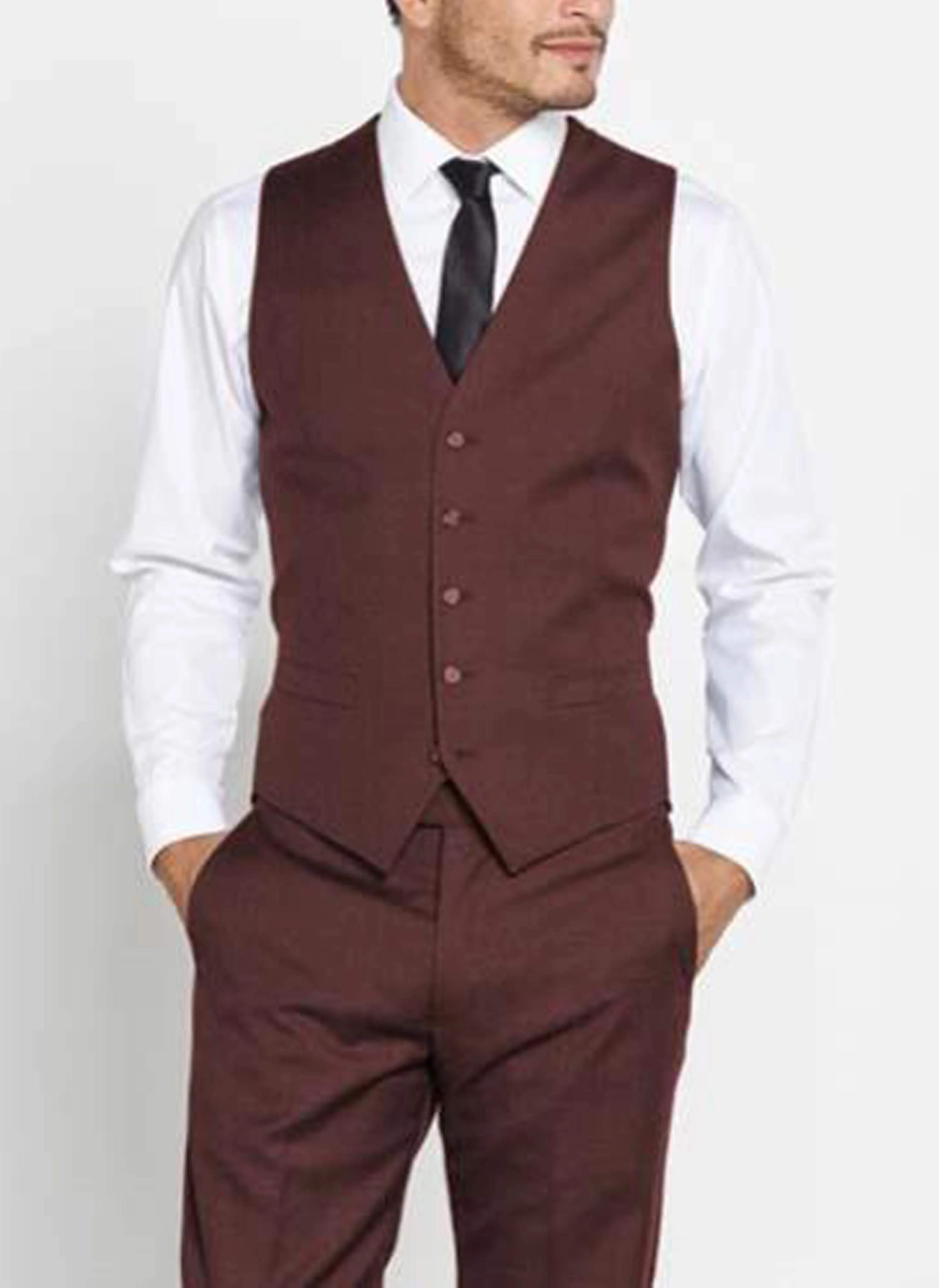 Men's Full Back Vest with Inside and Outside Pockets