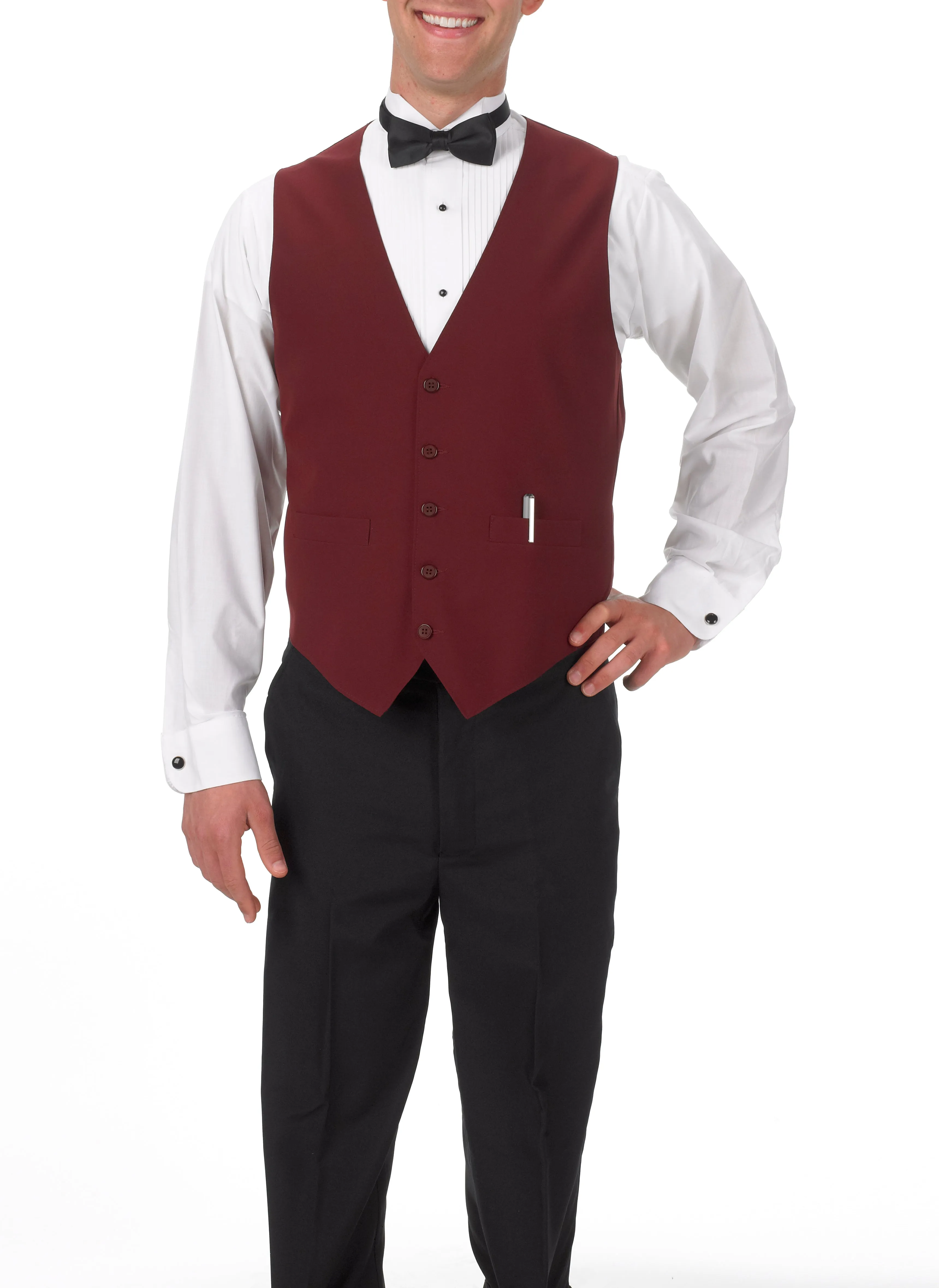 Men's Full Back Vest with Inside and Outside Pockets