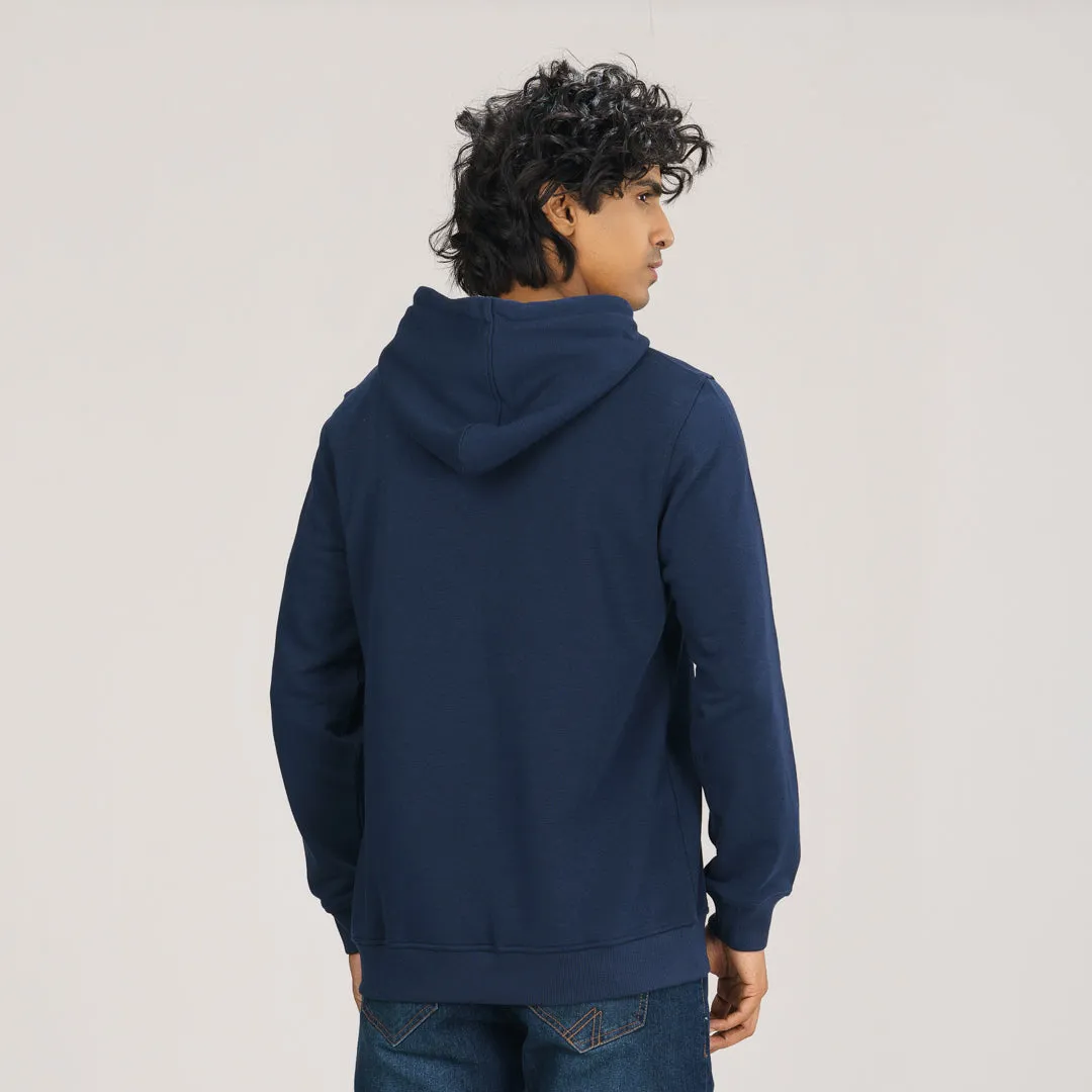 Mens Hoodie- Navy