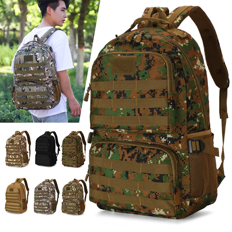 Men's Large Capacity Camouflage Army Fan Hiking Backpacks