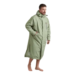 Men's Long Sleeve Waterproof Dry Changing Robe Alter Evo - Sage Green
