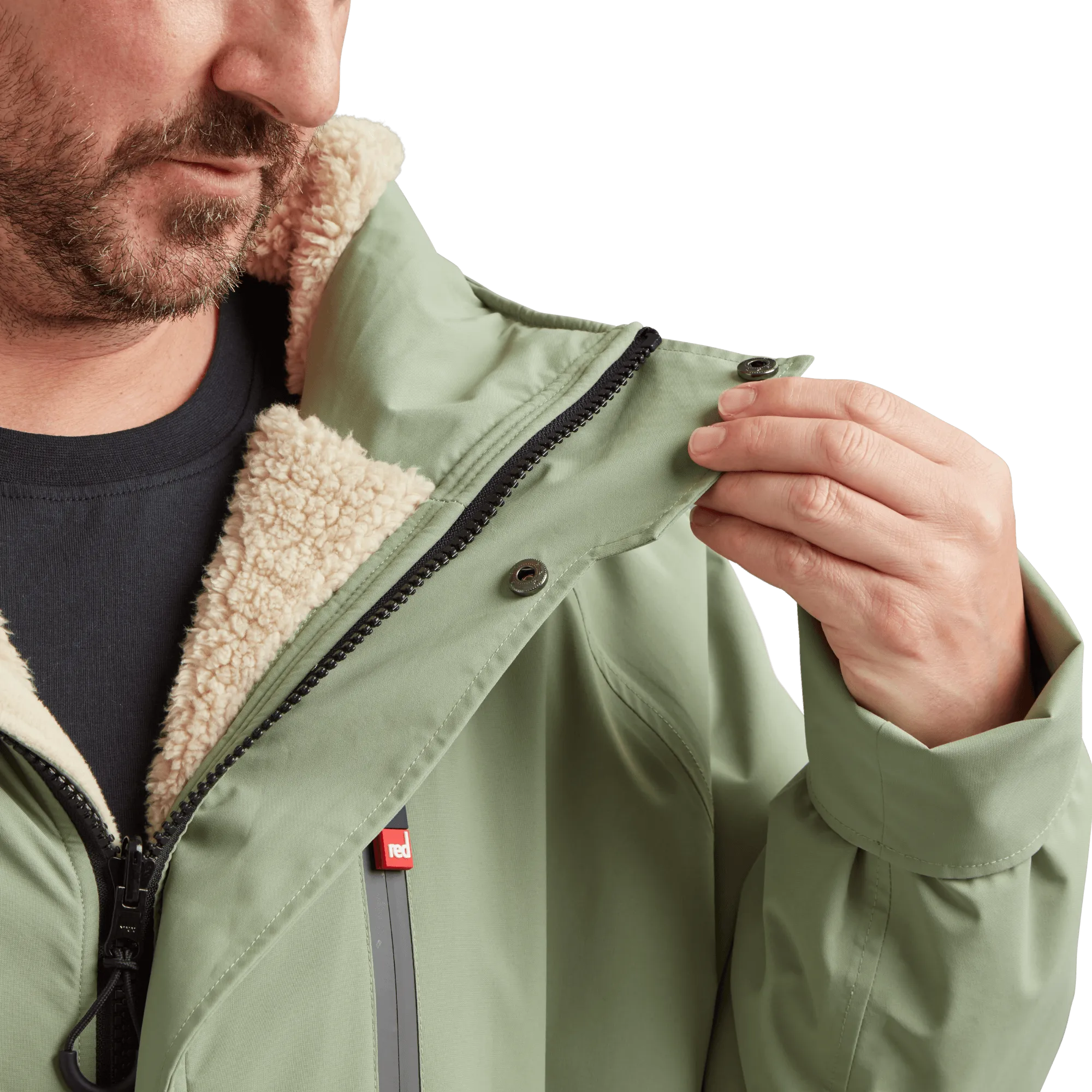 Men's Long Sleeve Waterproof Dry Changing Robe Alter Evo - Sage Green