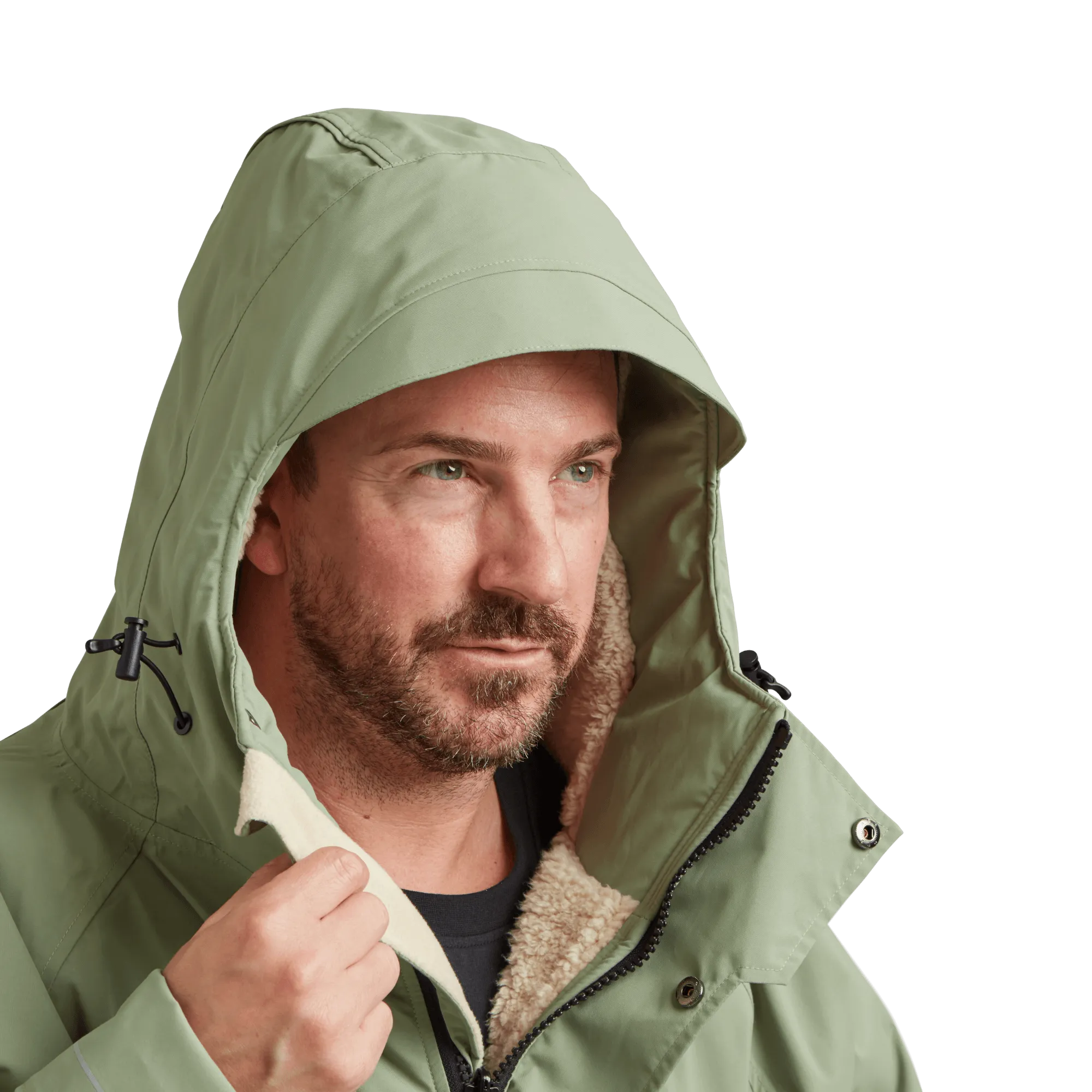 Men's Long Sleeve Waterproof Dry Changing Robe Alter Evo - Sage Green