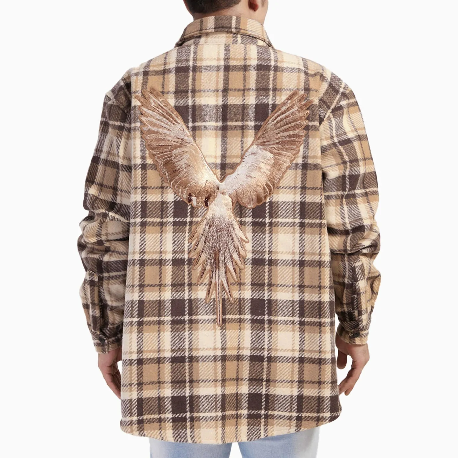 Men's Peace Heavy Flannel Shirt