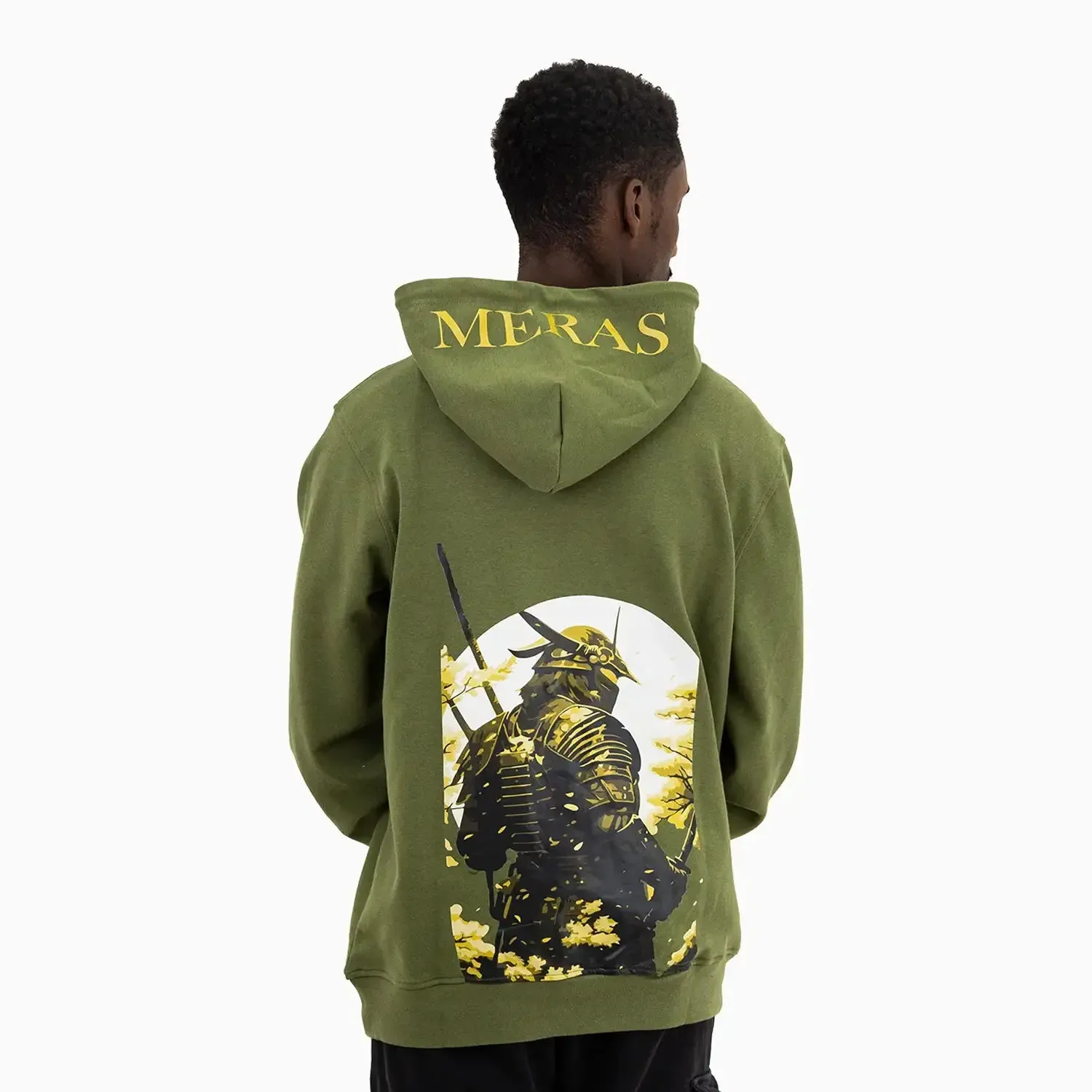 Men's Samurai Graphic Pull Over Hoodie