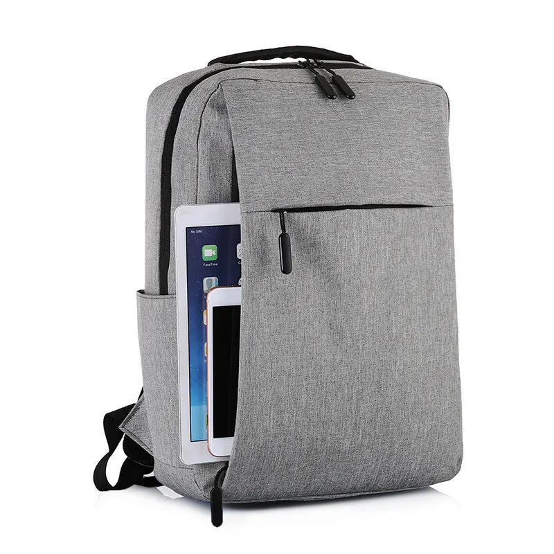 Men's Simple Charging Computer Large Capacity Leisure Backpacks
