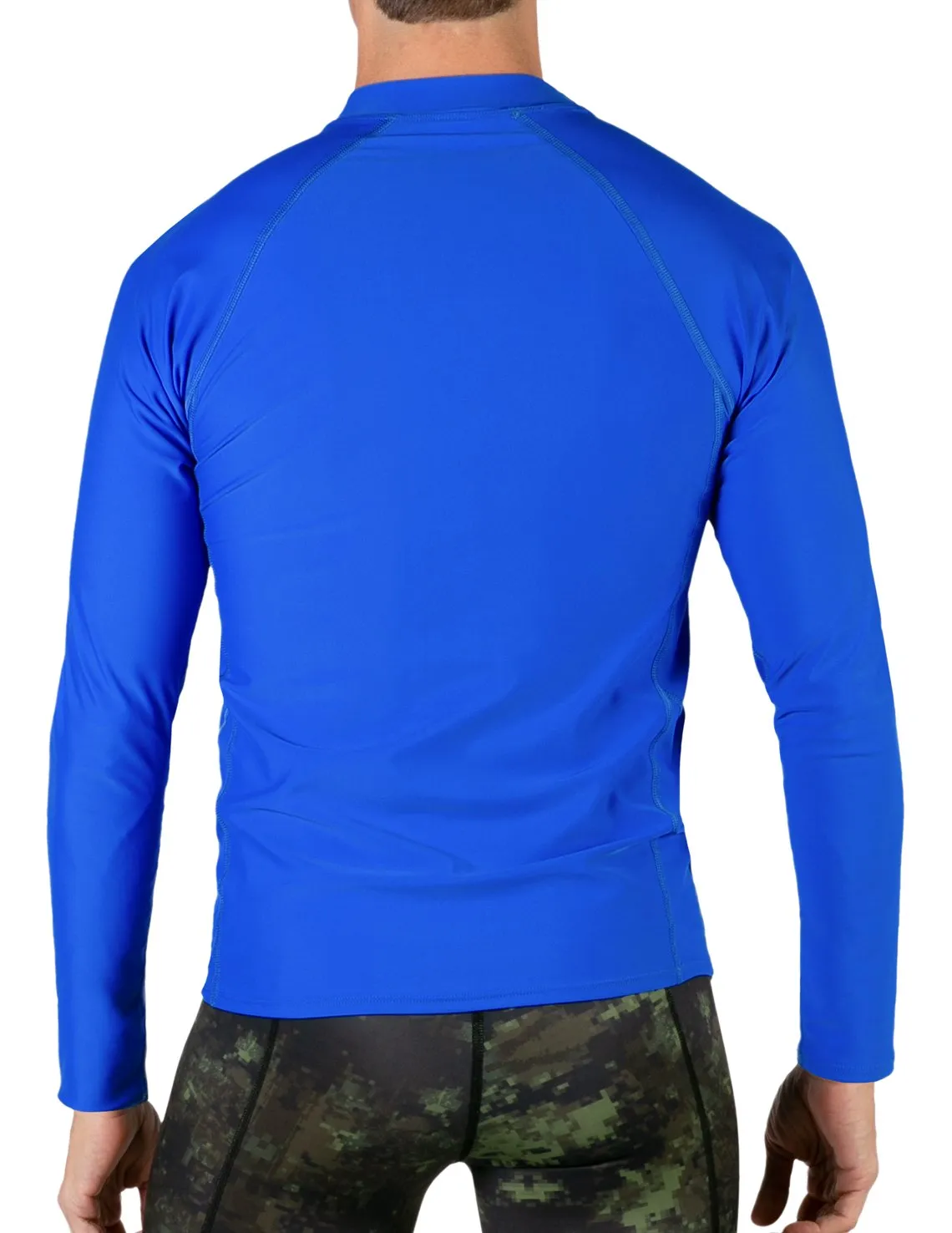 Men's  Swim Performance Long Sleeve Rash Guard - Olive
